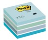 Obrázek Samolepicí bločky Post-it kostky - modré odstíny / 450 lístků
