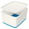 Obrázek Organizační box MyBox - s víkem L / bílo - modrá