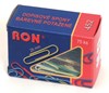 Obrázek Dopisní spony RON barevné - 28 mm / 75 ks