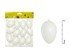 Obrázek Velikonoční plastová vejce - 60 mm / 12 ks - bílá