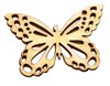 Obrázek Dřevěná dekorace - výřez / 3,5 cm - motýl