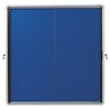 Obrázek Vitrína vnitřní / s posuvnými dveřmi / FAB 12xA4 / modrá