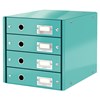 Obrázek Zásuvkový box Leitz Click & Store - 4 zásuvky / ledově modrá