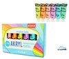 Obrázek Akrylové barvy LUMA - 6 barev / pastelové