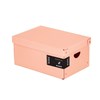 Obrázek Krabice úložná lamino PASTELINI - oranžová / 35,5 x 24 x 16 cm