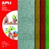 Obrázek Pěnovka A4 APLI - 4 barvy / třpytky mix 2