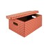 Obrázek Krabice Emba úložná s víkem - červená / A3 / 44 x 32 x 20 cm