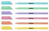 Obrázek Kuličkové pero Kores K0 - mix pastelových barev