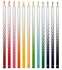 Obrázek Pastelky trojhranné Kores Kolores MAGIK gumovací - 12 barev