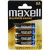 Obrázek Baterie Maxell Super Alkaline - baterie tužková AA / 4ks