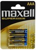 Obrázek Baterie Maxell Super Alkaline - baterie mikrotužková AAA / 4ks